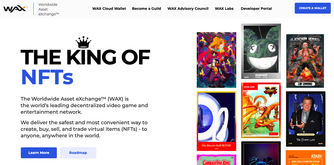 WAX NFT marketplace